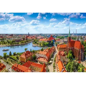 Castorland Vue Aérienne de Wroclaw, Pologne pas cher
