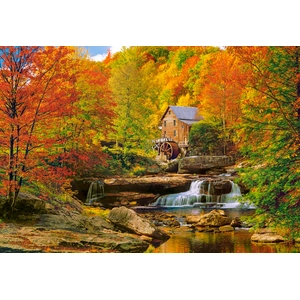 Puzzle 1000 pièces - Castorland - Automne Magique - Paysage et nature - Adulte - Intérieur pas cher