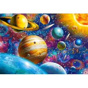 Castorland- Système Solaire Puzzle, CSC104314, Coloris Assortis pas cher