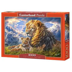 Comme père comme fils, Puzzle 1000 Teile - Castorland Puzzle - 4438104277 pas cher