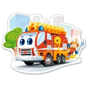 Fire Engine, Puzzle 12 Teile Maxi - Castorland pas cher