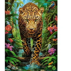 Puzzle 2000 pièces : Léopard à l'état sauvage Castorland-C-200955-2 pas cher