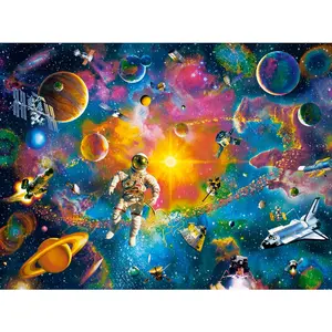 Puzzle 2000 pièces Castorland - L'Homme dans l'Espace pas cher
