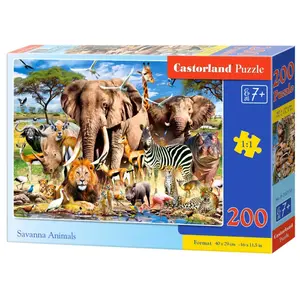 Puzzle SAVANNA ANIMALS - Castorland Puzzle - CASB222155 pas cher