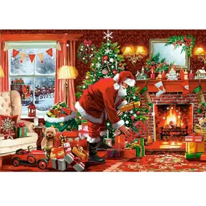 Castorland Puzzle 300 pièces : La livraison spéciale du Père Noël