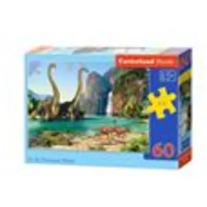 (CSB06922) - Puzzle Classique Castorland 60 pièces - Dans le monde des dinosaures