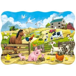 Castorland Puzzle 30 pièces : Animaux de la ferme pas cher