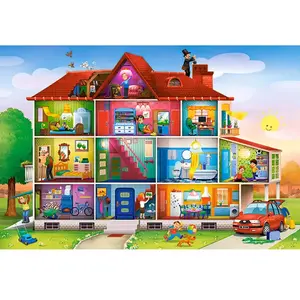 Castorland Puzzle 40 pièces maxi : La vie à la maison pas cher