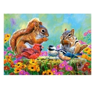 Puzzle 500 pièces - Castorland - L'heure du goûter - Adulte - Coloris Unique - 500-750 pièces pas cher
