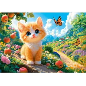 Castorland Puzzle 500 pièces : La promenade du chaton pas cher