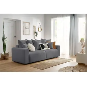 Canapé droit convertible BOBOCHIC - Canapé droit convertible coffre EN... pas cher