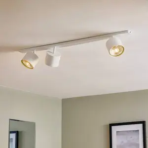 ALDEX Plafonnier spot Bot noir, à trois lampes pas cher