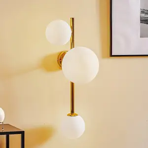 ALDEX Applique Dione à trois lampes, dorée pas cher