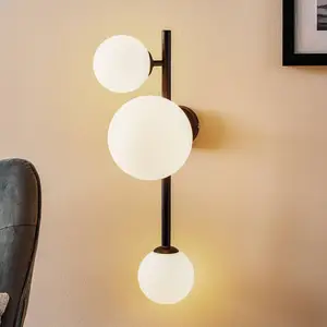 ALDEX Applique Dione à trois lampes, noire pas cher