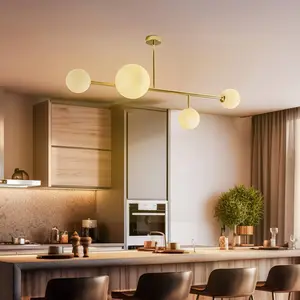 ALDEX Plafonnier Dione, à 4 lampes, doréVendu parluminaire