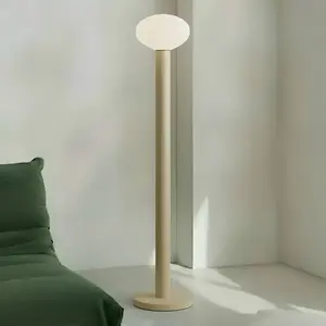 ALDEX Lampe sur pied Flo, beige, hauteur 138 cm, à 1 lampe, verreVendu parluminaire