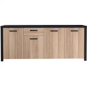 Buffet 4 portes 1 tiroir BROOKLYN pas cher