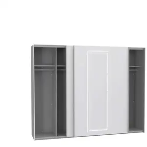 Armoire 2 portes coulissantes CROWN coloris blancVendu parconforama