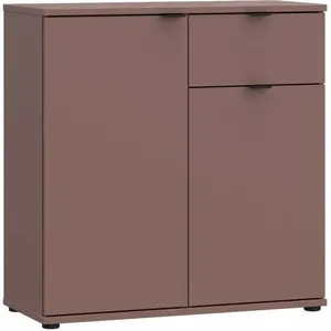 CasaDolce Casa Dolce Commode ILUSINA, rouge terre cuite, 80x34x82 cm, ...