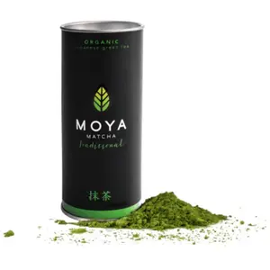 Moya Matcha Thé biologique 100% thé vert japonais en poudre | 30g de Matcha Traditional Très Haute Qualité(II) | 100% Agriculture certifiée BIO | Récolté dans la région d’Uji