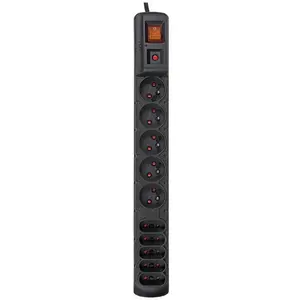 Comparateur de prix : Hsk Data Multiprise Alp-acars10---0n 10 Prises Avec Interrupteur 1.5 M