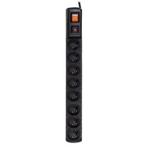 Comparateur de prix : acar Multiprise avec interrupteur : 8 prises, cable de 1,5 m, noire