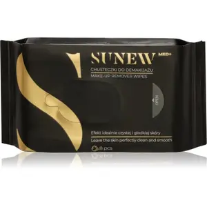 SUNEWMED+ Face and Eye Makeup Remover Wipes lingettes démaquillantes visage et yeux 8 pcs pas cher