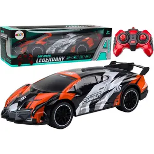 Voiture de sport télécommandée RC 1:10 Orange Vitesse jusqu'à 25 km/hVendu parkaufland