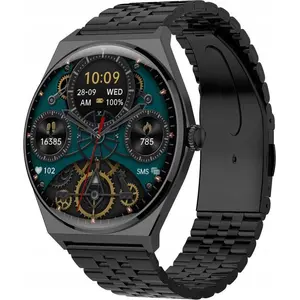 EcoWatch 5 Smartwatch, 1.43" AMOLED, IP68, GPS, noir