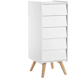Vintage Vox Chiffonier Blanc / Chêne pas cher