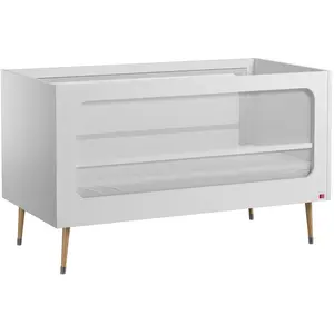 Vox Bosque lit bébé 70x140 Blanc pas cher