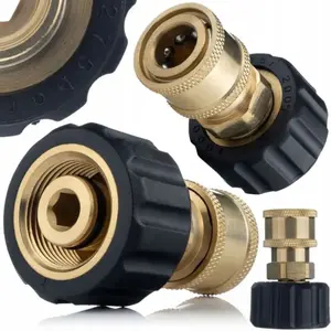 Rosfix Adaptateur M22 Femelle 14 mm vers Raccord Rapide 3/8"   Laiton ...