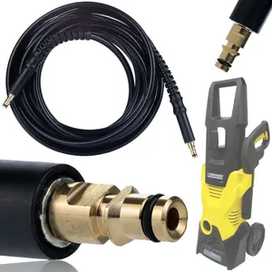 ROSFIX Tuyau haute pression Click-Click 15 m pour nettoyeur haute pres... pas cher