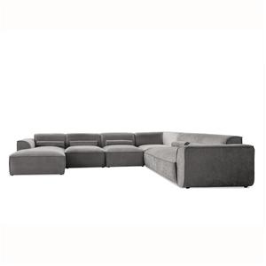 MIUFORM Flex felix canapé module d'angle 337x265 cm, droit, gris Flex Felix pas cher