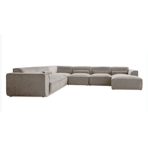MIUFORM Flex felix canapé module d'angle 337x265 cm, gauche, beige fon... pas cher