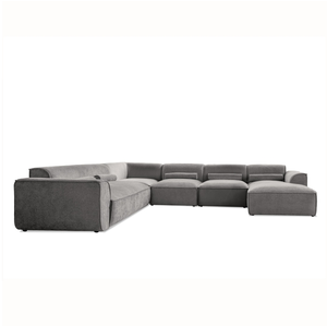 Flex felix canapé module d'angle 337x265 cm, gauche, gris Flex Felix