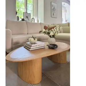 Miuform - Table basse Miuf Chêne - 128x67x32 cm OS pas cher