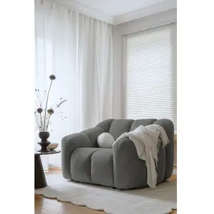 Shell fauteuil gris Shell