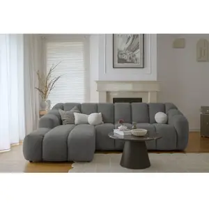 MIUFORM Shell canapé module d'angle 4pl, gris Shell pas cher