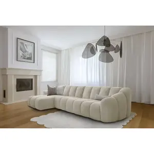 Shell canapé module d'angle 6pl, beige Shell