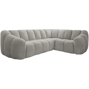 Shell canapé module d'angle 6pl, gris clair Shell
