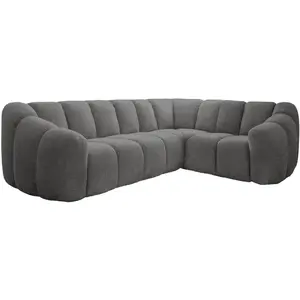 MIUFORM Shell canapé module d'angle 6pl, gris Shell pas cher