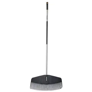 Comparateur de prix : FISCHER DAREX Fiskars Ergonomic - Râteau à feuilles - aluminium/plastique - 181 cm