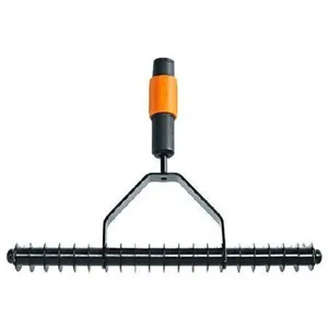 Fiskars - Outils de jardinage - Râteau à terre, QuikFit, sans poignée 1000655 pas cher