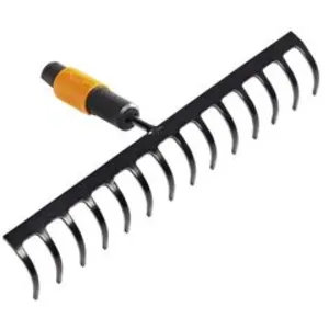 Comparateur de prix : FISKARS Râteau 14 dents courbes Quikfit  avec tête en acier