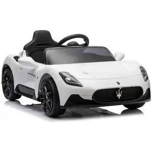 Comparateur de prix : SUN BABY Voiture électrique Moto pour enfant Maserati GT Cabrio Blanc