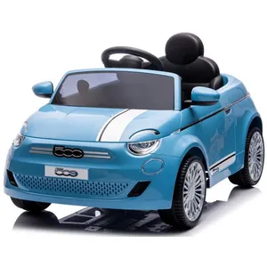 Comparateur de prix : SUN BABY Voiture électrique pour enfant Fiat 500 Bleu clair