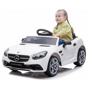 Comparateur de prix : SUN BABY Voiture électrique pour enfant Mercedes BENZ SLC300 Cabrio Blanc