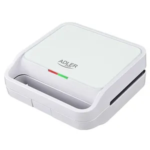 Croque monsieur Adler - AD 3070w - Appareil à croque-monsieur blanc pas cher