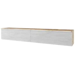 Muebles Slavic - Meuble tv Lowboard d 180 cm, meuble tv sans éclairage... pas cher